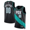 Maillot Basket Homme Portland Trail Blazers Personnalisé 2025-26 Nike City Edition Noir Swingman